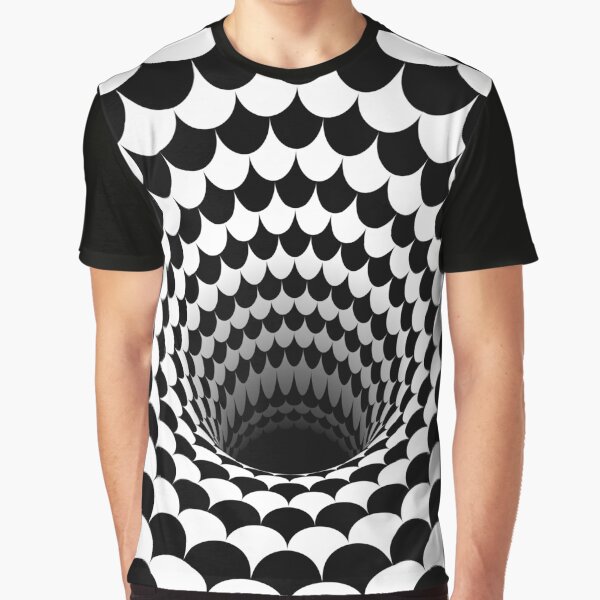 Optical Illusion Black Hole Scales (Black/White) by hyproinc