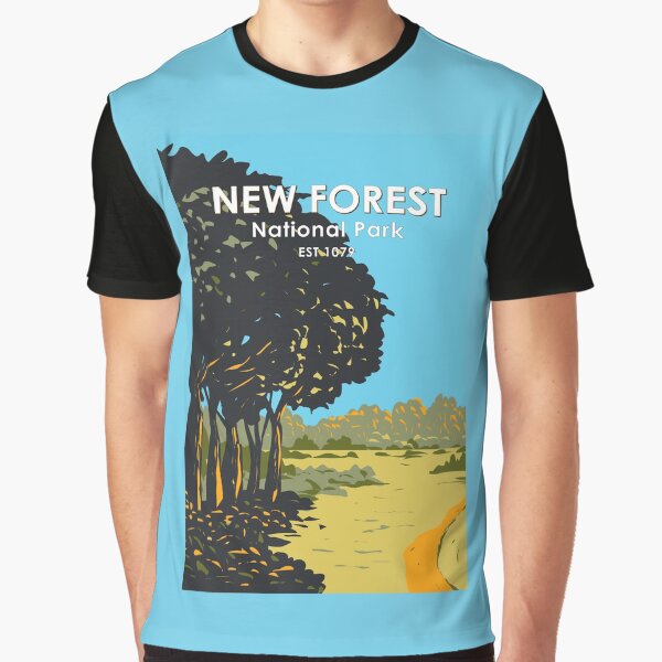 New Forest National Park England Vintage by KrisSidDesigns T-Shirts, Hoodie, Sweatshirt | BlankRebels.com (Image 1)