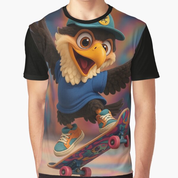 Skater Mexican Eagle by Sillytoe T-Shirts, Hoodie, Sweatshirt | BlankRebels.com (Image 1)