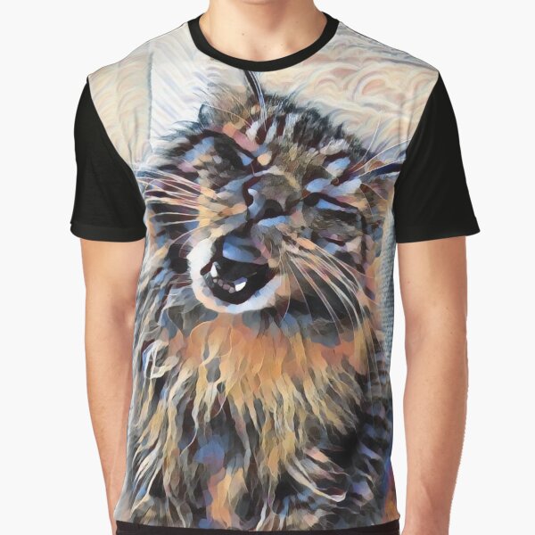 Drawn cat by Artscatsy34 T-Shirts, Hoodie, Sweatshirt | BlankRebels.com (Image 1)