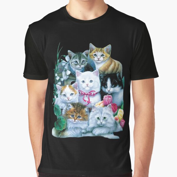 The Mountain Men_s Kittens T-Shirt by WilmaMcMillan