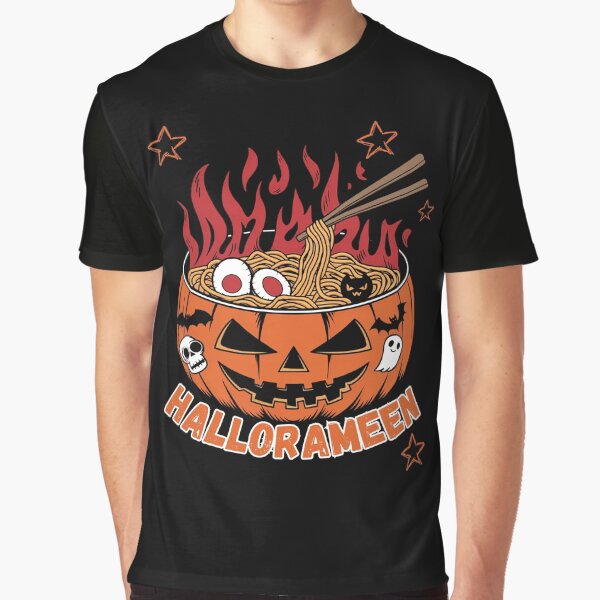 Ramen Life Japanese Noodles Lover , HalloRameen Halloween by Hotshots Design