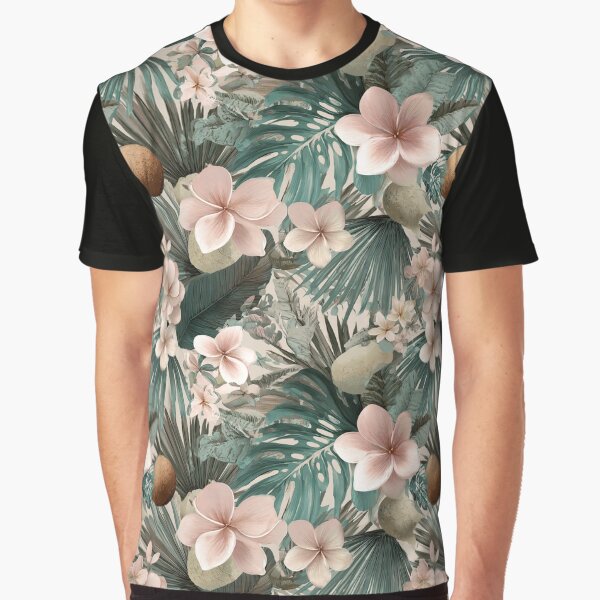 Colorful Tropical Floral  - Flower Garden Pattern  - Gifts For Dad by RoyalStarsPatts T-Shirts, Hoodie, Sweatshirt (Image 1)