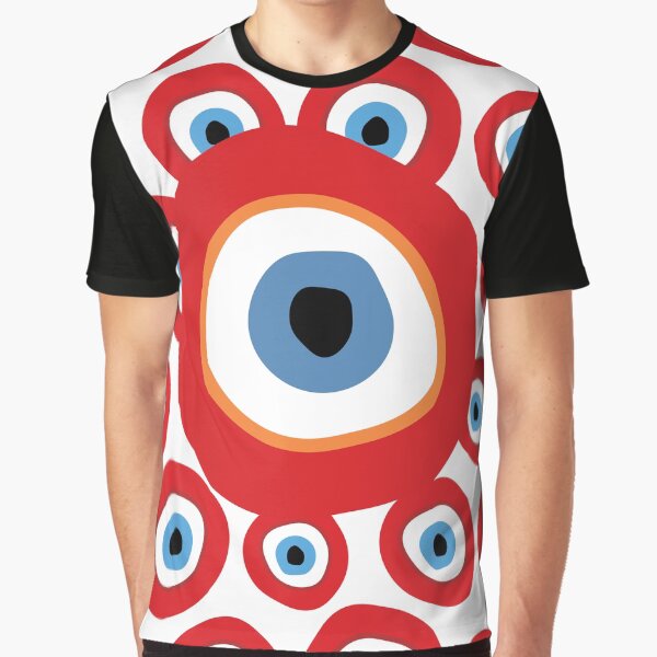 Superimposed Red Evil Eye Pattern by christabelco T-Shirts, Hoodie, Sweatshirt | BlankRebels.com (Image 1)