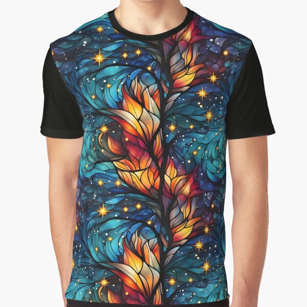 Stained Glass Galaxy by ArtfulVixen T-Shirts, Hoodie, Sweatshirt | BlankRebels.com (Image 1)