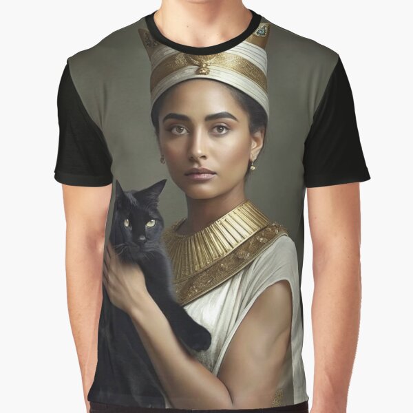 black cat aesthetic elegant cat lady by Yas_oma T-Shirts, Hoodie, Sweatshirt | BlankRebels.com (Image 1)