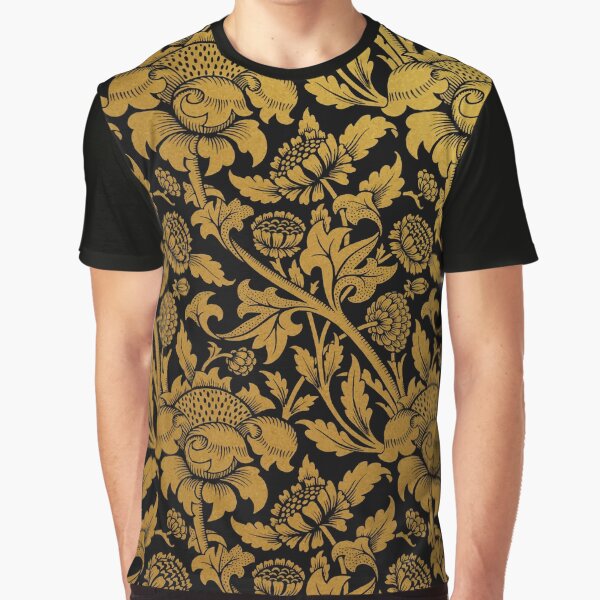 Vintage Golden Botanical Pattern by EVERTEESLOVER T-Shirts, Hoodie, Sweatshirt | BlankRebels.com (Image 1)