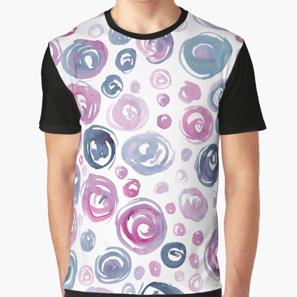 Floral Pattern #7 | Navy and Blush by RebeccaFlaherty T-Shirts, Hoodie, Sweatshirt | BlankRebels.com (Image 1)