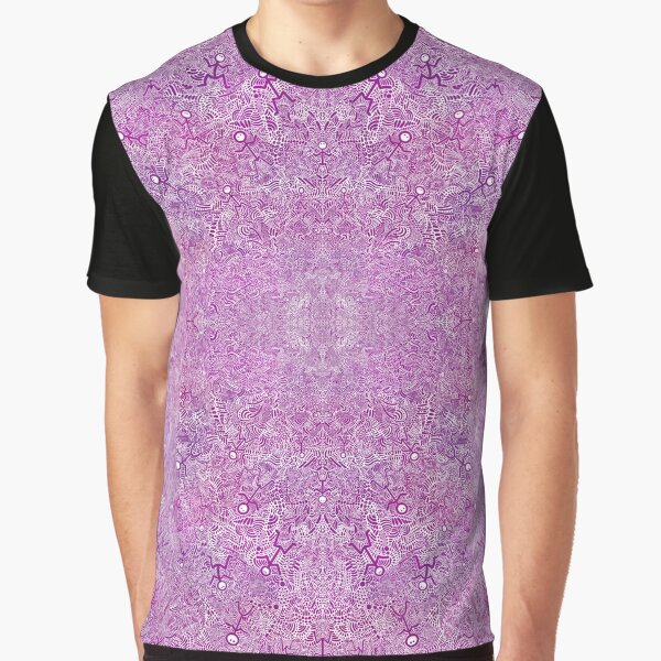 Fuchsia and Magenta Abstract Dancing Men Stick Figure Pattern by ThatsJustJilly T-Shirts, Hoodie, Sweatshirt (Image 1)