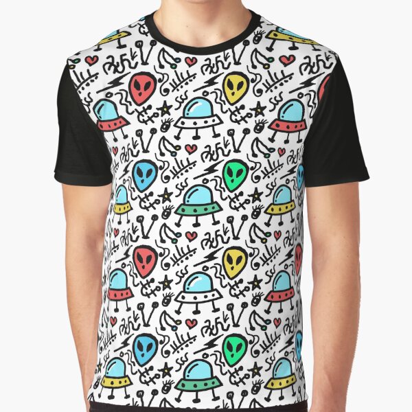 Alien Doodles by mrhighsky T-Shirts, Hoodie, Sweatshirt | BlankRebels.com (Image 1)