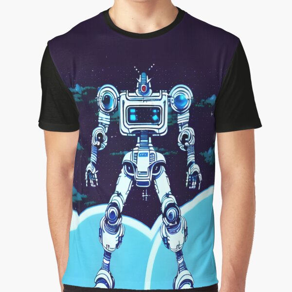 RETRO ANIME SPACE ROBOT by Danzdma T-Shirts, Hoodie, Sweatshirt | BlankRebels.com (Image 1)