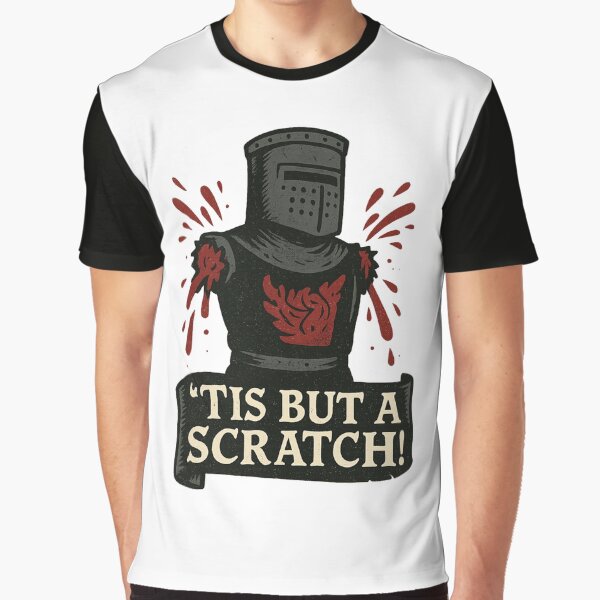 Black Knight - It's just a scratch! by Random-Reality T-Shirts, Hoodie, Sweatshirt | BlankRebels.com (Image 1)