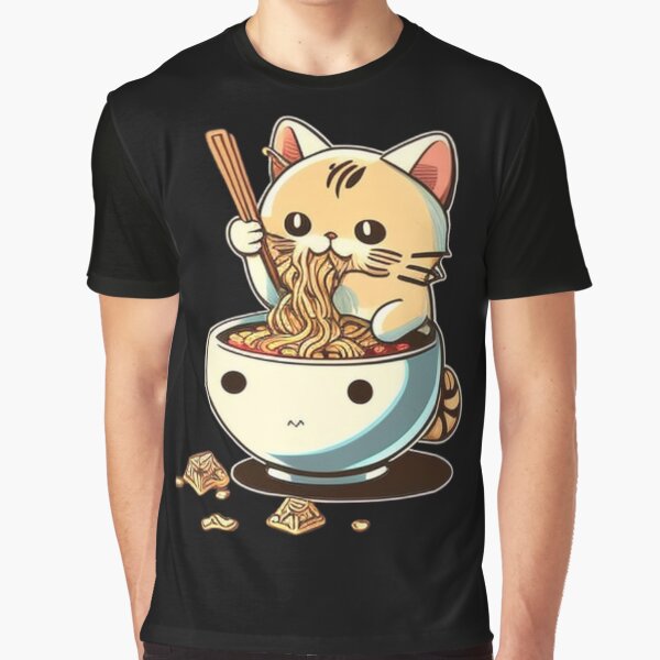 Tonkotsu Ramen Kitty by welovecutestuff T-Shirts, Hoodie, Sweatshirt | BlankRebels.com (Image 1)