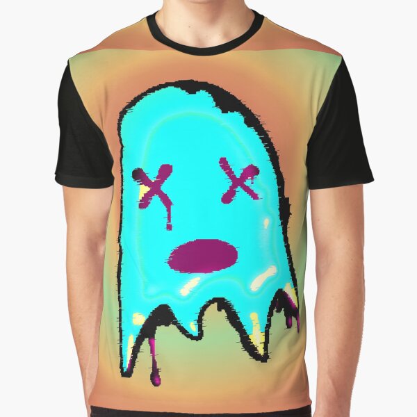 With lots of flow and style / turquoise ghost Halloween by AstronautMerch T-Shirts, Hoodie, Sweatshirt (Image 1)