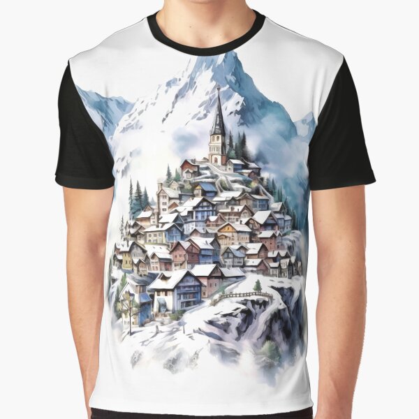 Snow-Capped Mountain Clipart, Alpine Majesty, Winter Wonderland, Majestic Peaks, Snowy Summit, Mountain Bliss,... (Image 1)