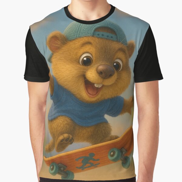 Skater Marmot by Sillytoe T-Shirts, Hoodie, Sweatshirt | BlankRebels.com (Image 1)