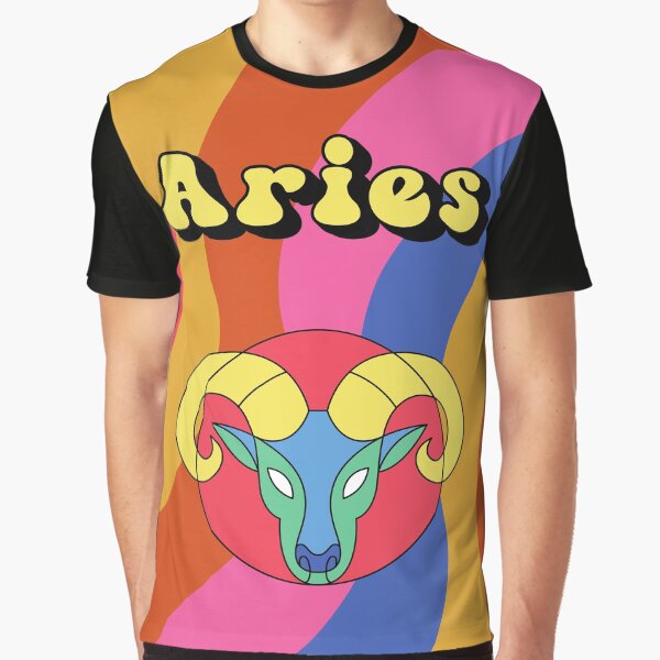 Retro Aries Zodiac Star Sign by GaryDobson T-Shirts, Hoodie, Sweatshirt | BlankRebels.com (Image 1)