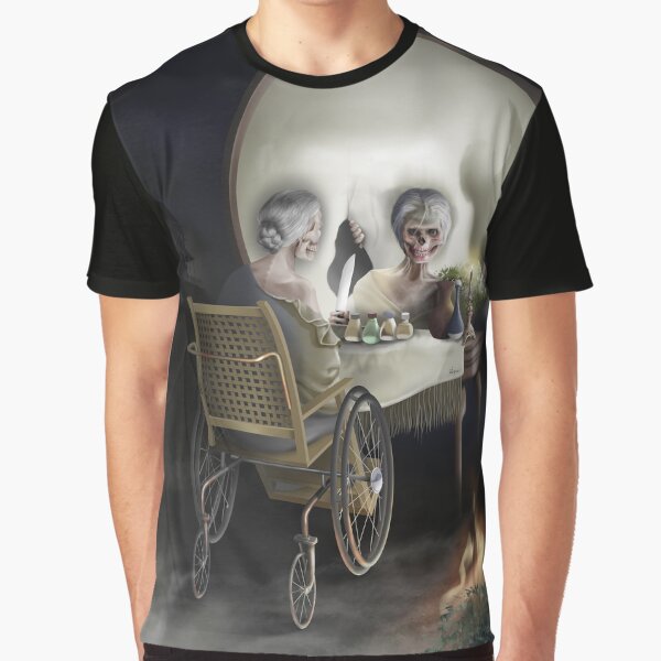 Classic horror films and All Is Vanity – Dark symbolic horror illustration by ruizma T-Shirts, Hoodie, Sweatshirt (Image 1)