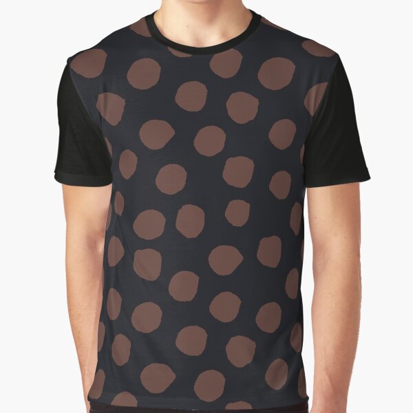 dark academia organic dots pattern in brown and black by neopop T-Shirts, Hoodie, Sweatshirt | BlankRebels.com (Image 1)