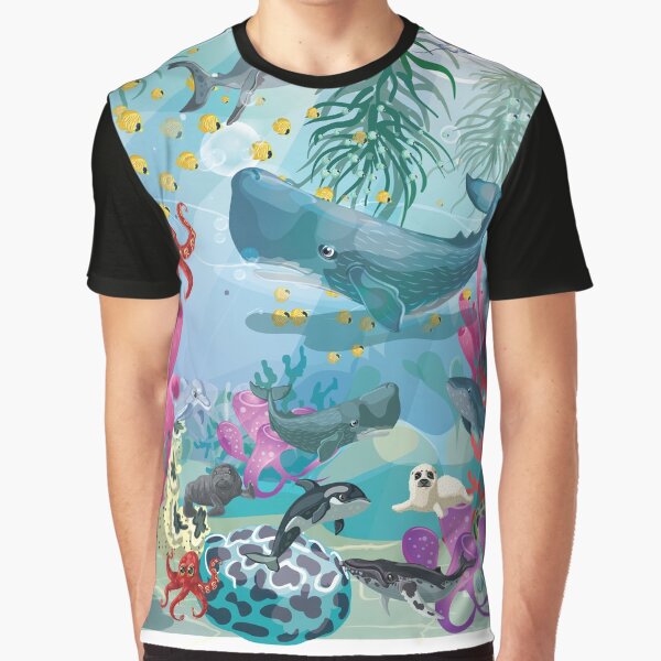 Ocean Creatures by EVERTEESLOVER T-Shirts, Hoodie, Sweatshirt | BlankRebels.com (Image 1)