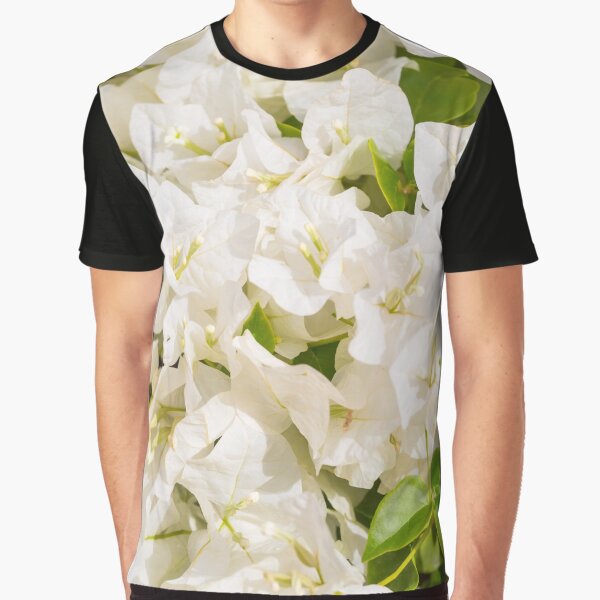 Green & White Floral Pattern by JacobIV T-Shirts, Hoodie, Sweatshirt | BlankRebels.com (Image 1)