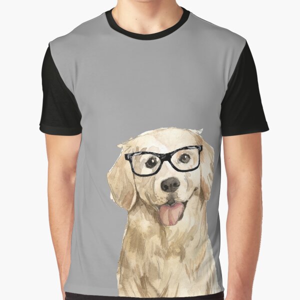 Golden Retriever with Glasses by beastieboutique T-Shirts, Hoodie, Sweatshirt | BlankRebels.com (Image 1)