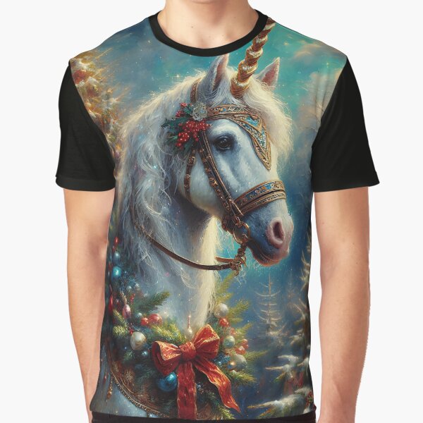Christmas Unicorn by I-I-Trading-Co T-Shirts, Hoodie, Sweatshirt | BlankRebels.com (Image 1)