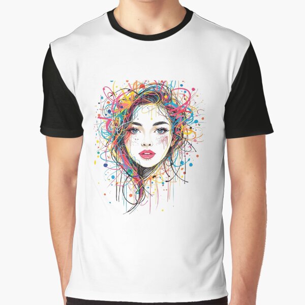 Artistic Face Sketch by FunAndArtist T-Shirts, Hoodie, Sweatshirt | BlankRebels.com (Image 1)