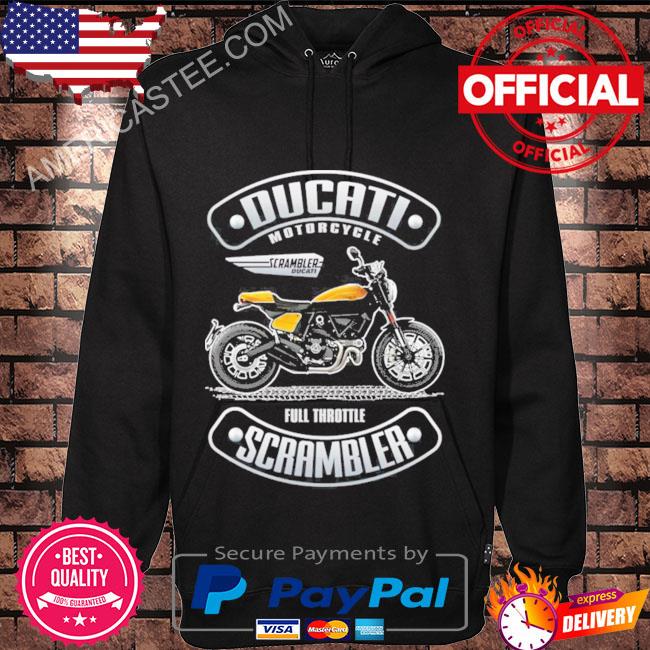 Graphic Ducati Motorcycle Scrambler Street Fighter T-Shirt