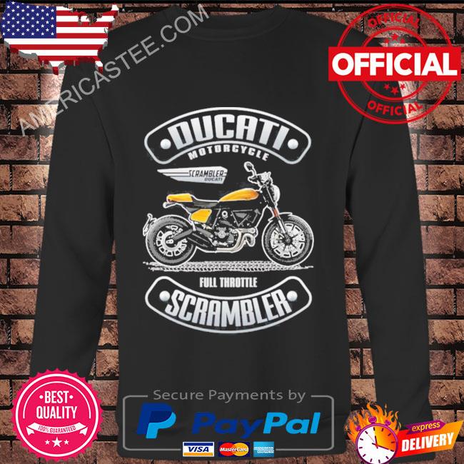 Graphic Ducati Motorcycle Scrambler Street Fighter T-Shirt
