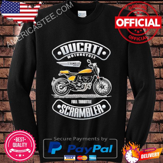 Graphic Ducati Motorcycle Scrambler Street Fighter T-Shirt