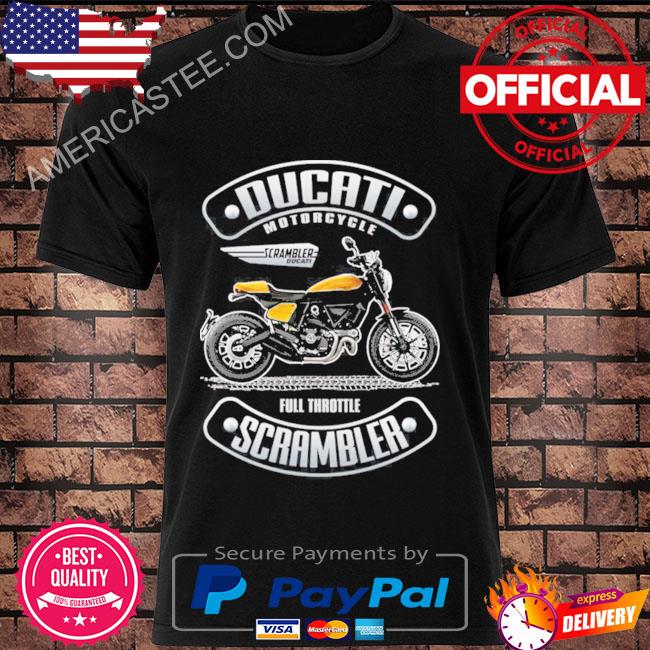 Graphic Ducati Motorcycle Scrambler Street Fighter T-Shirt