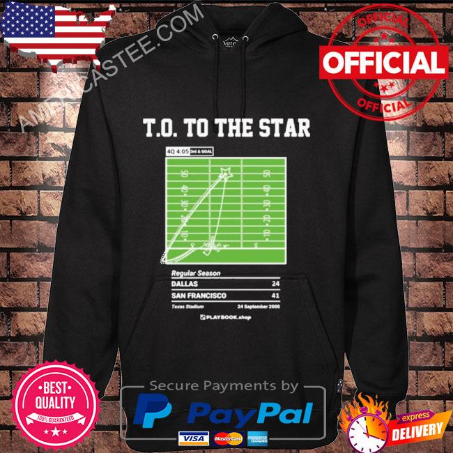 Greatest 49ers Plays Shirt T.O To The Star T Shirt