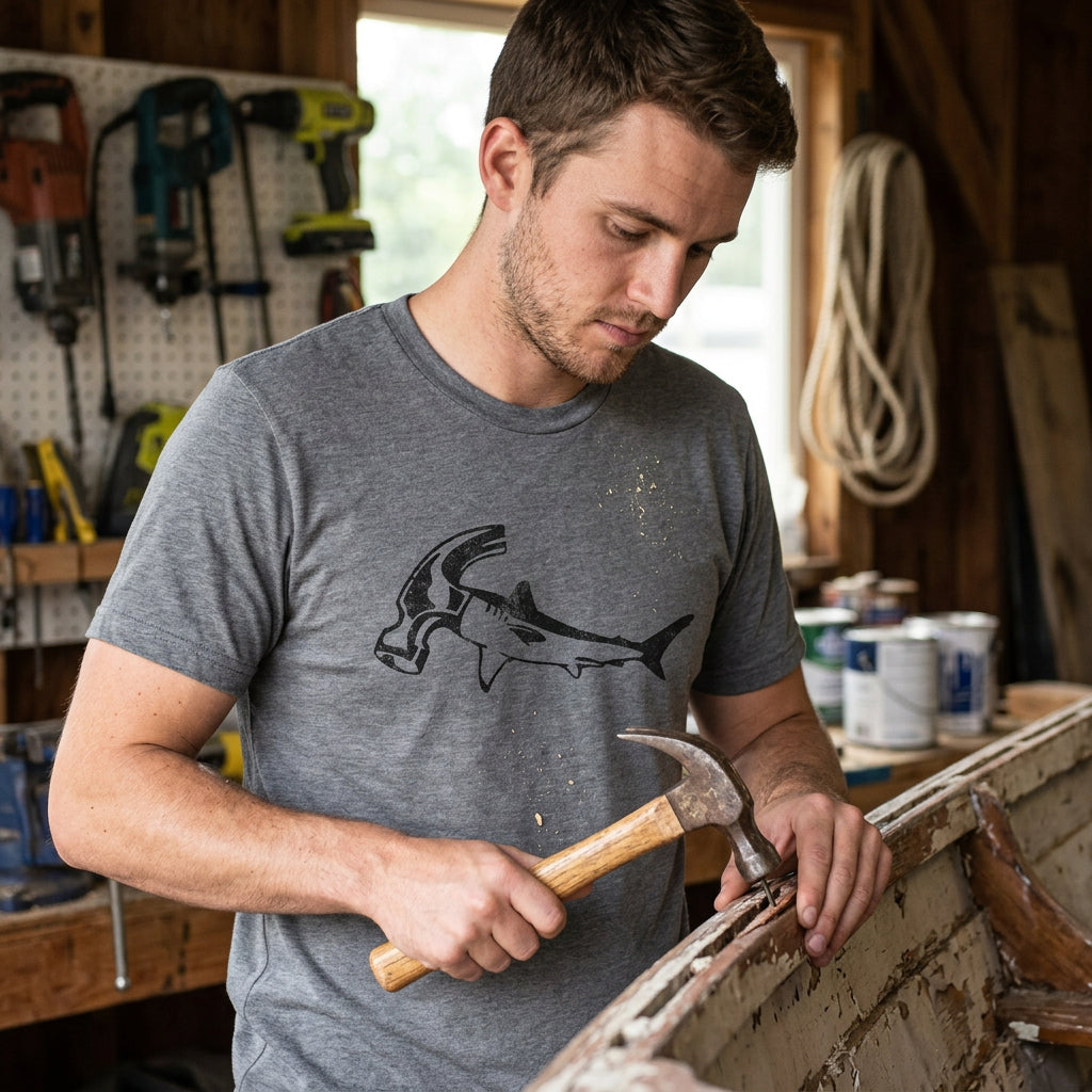 Hammer Head Shark Men's T Shirt