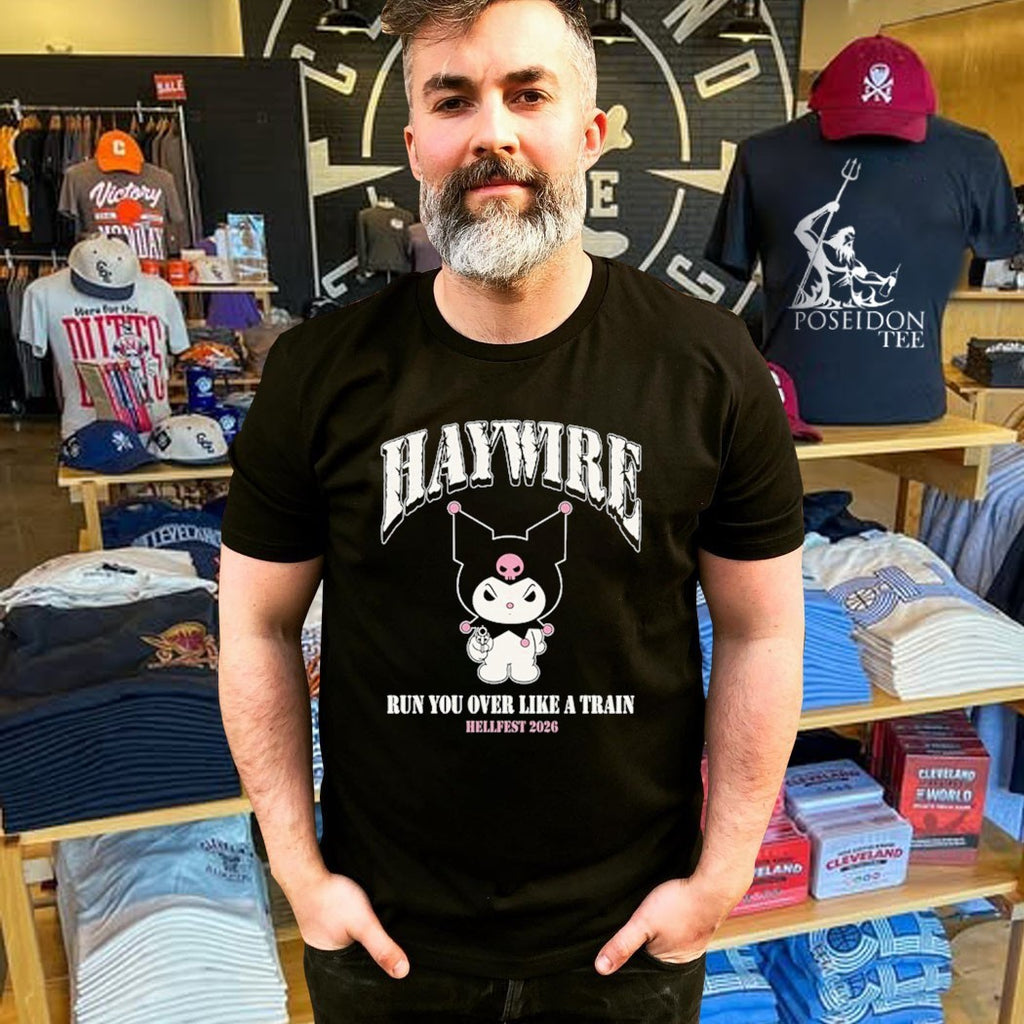 Haywire July 05 2026 Hellfest Nj Run You Over Like A Train Hellfest 2026 T-shirt