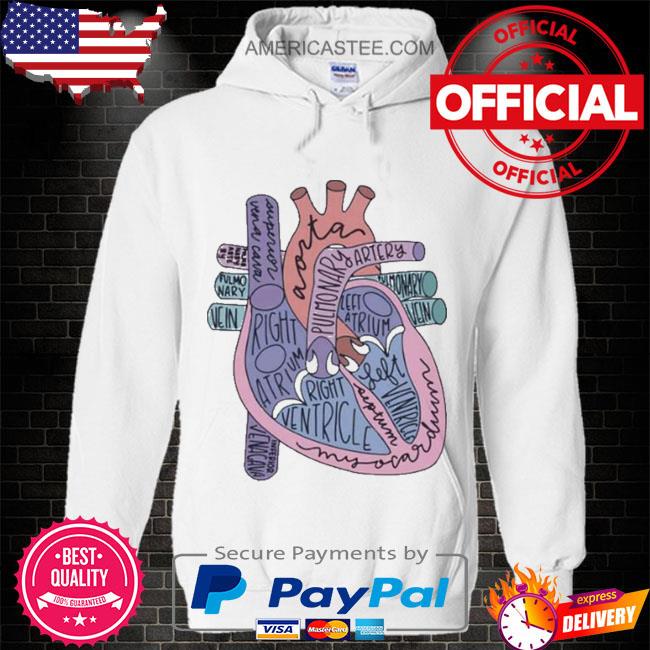 Heart Anatomy Gift For Nurse Student T-shirt