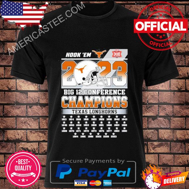 Hook’ Em 2023 Big 12 Conference Champions Texas Longhorns T-Shirt