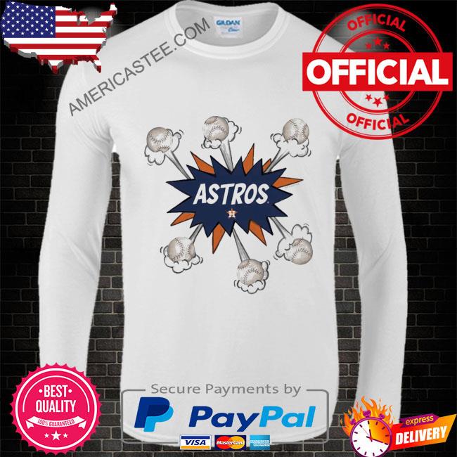 Houston Astros Baseball Pow Tee Shirt