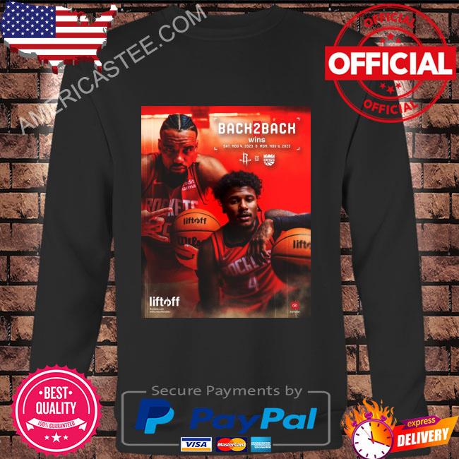 Houston rockets back 2 back wins dillon brooks and jalen green shirt