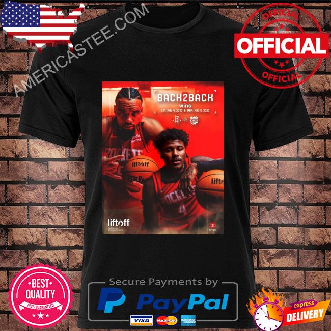 Houston rockets back 2 back wins dillon brooks and jalen green shirt