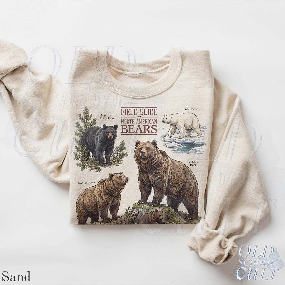 Vintage Bear Retro North American Wildlife 90s Natural History Forest Animal Lover Cabin Nostalgia (4)