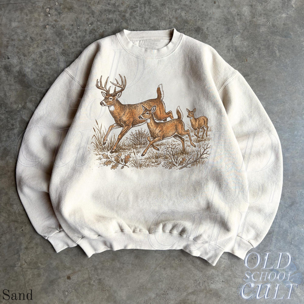 Whitetail Deer Vintage Buck Doe Fawn Retro Hunting Wildlife Rustic Outdoors (2)