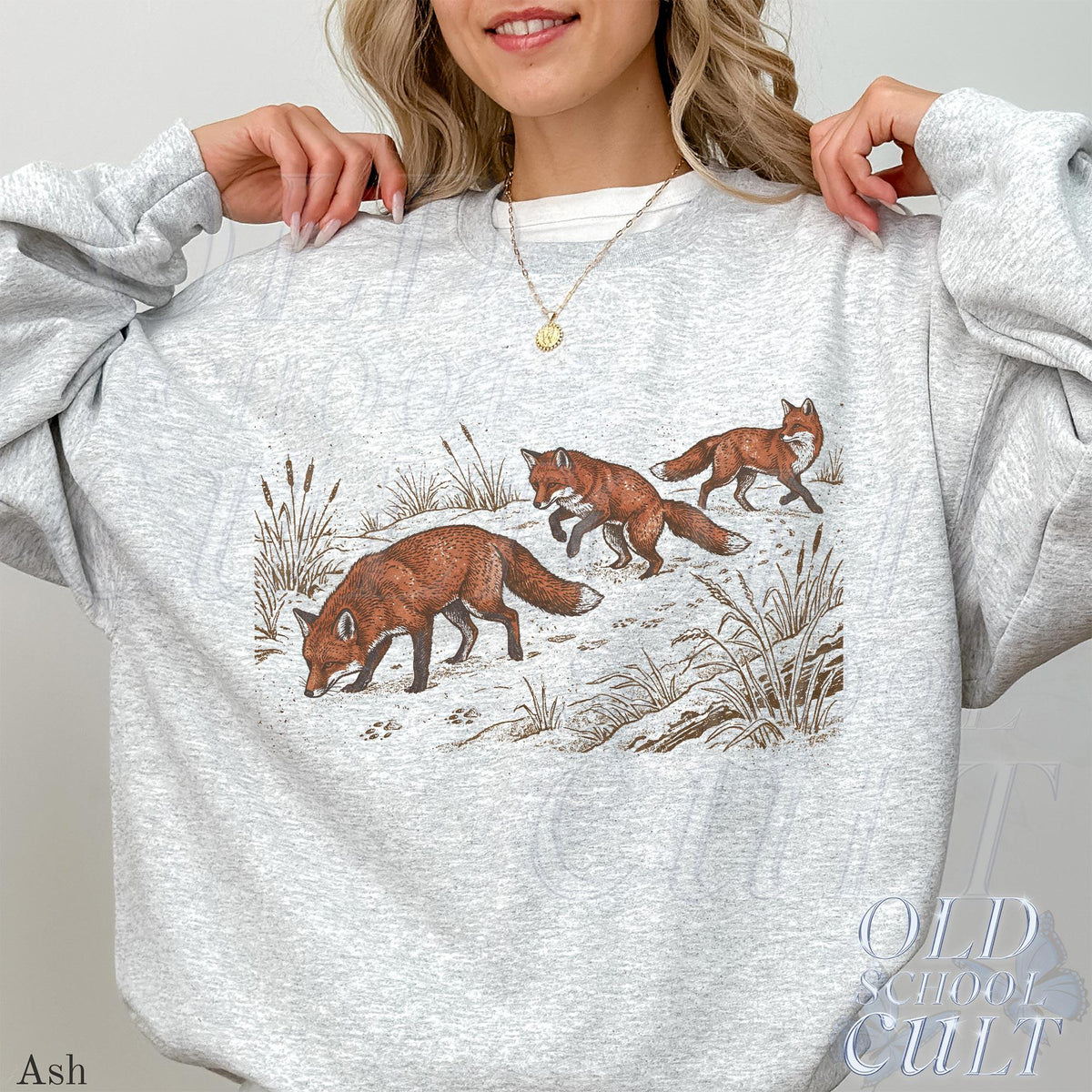 Vintage Fox Retro 90s Woodland Animal Forestcore Birthday Nature Lover Wildlife Christmas (5)