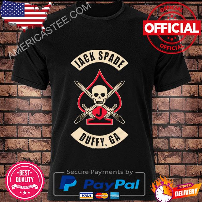 Jack spade biker logo shirt