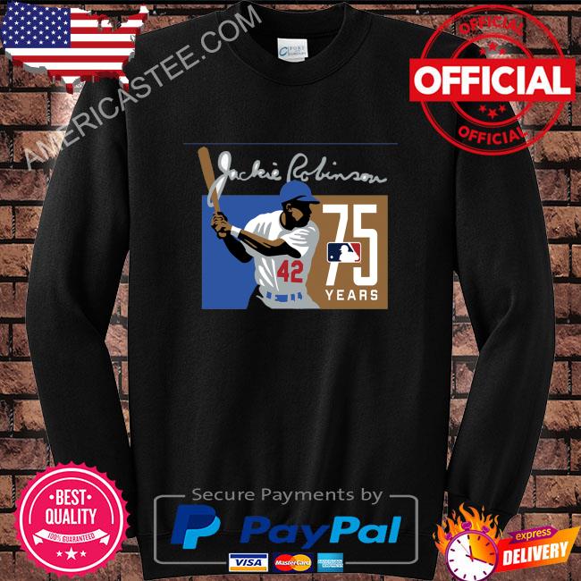 Jackie robinson los angeles baseball 75 years shirt