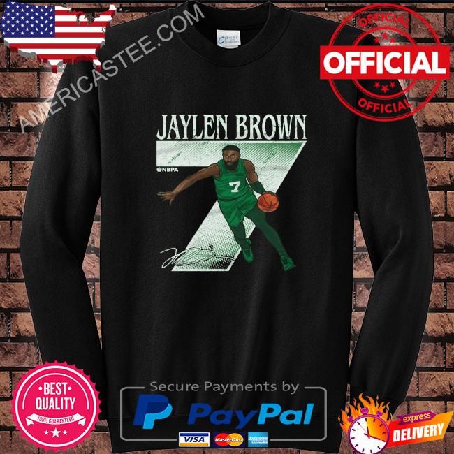 Jaylen brown boston number signature shirt