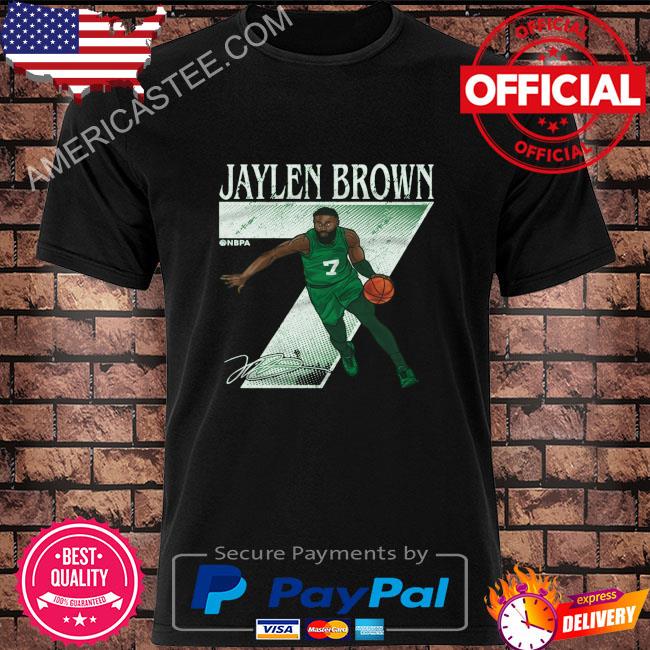 Jaylen brown boston number signature shirt