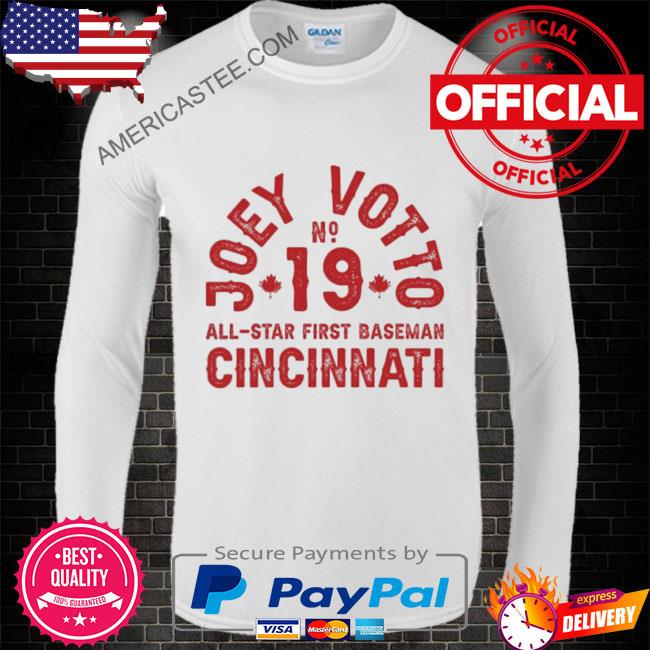Joey votto all star first baseman grunge look shirt