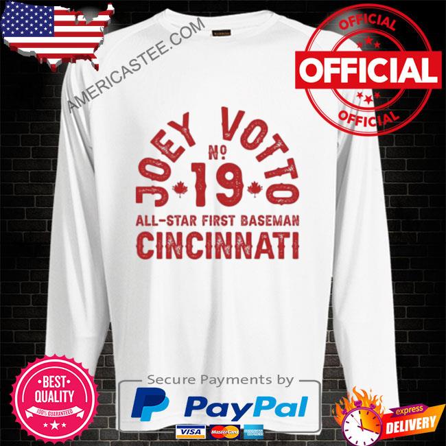 Joey votto all star first baseman grunge look shirt