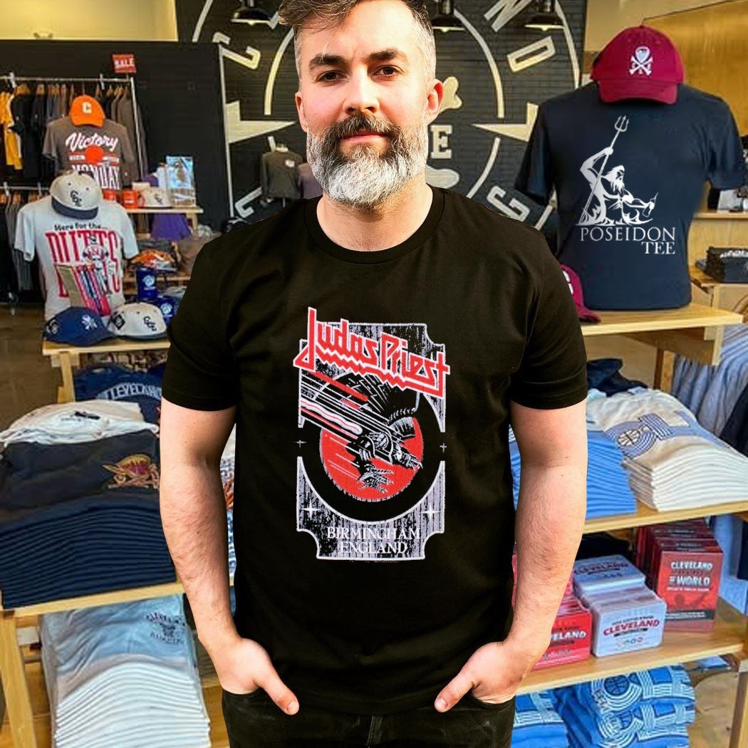 Judas Priest Silver And Red Vengeance T-shirt
